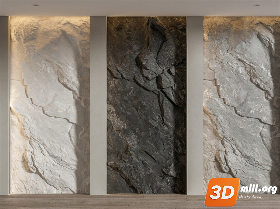 Stone Wall Skp Files